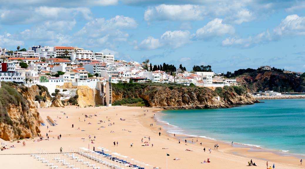 Albufeira beach holiday Portugal
