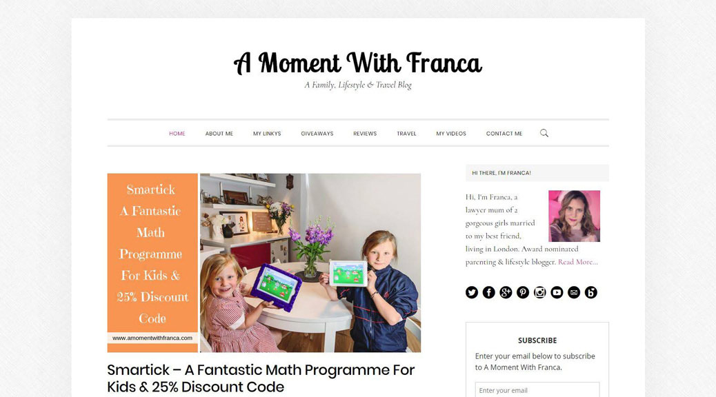 Blog - A Moment with Franca