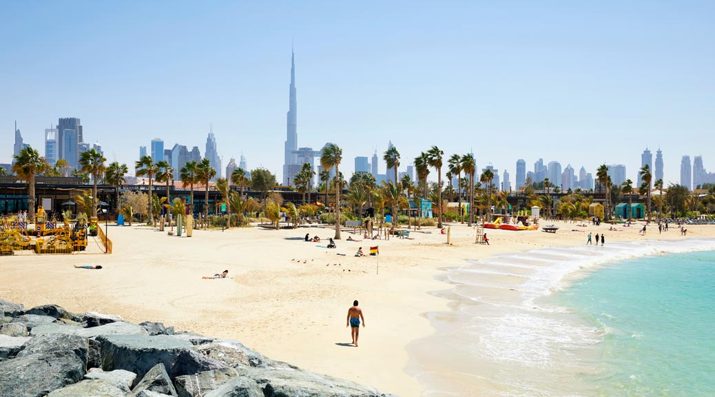 The beach of 'La Mer' - Dubai, United Arab Emirates