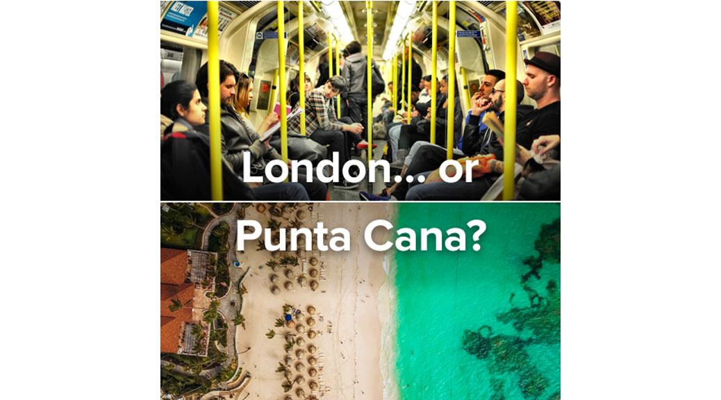 Comparison of One Day Expenses of London to One Month in Punta Cana