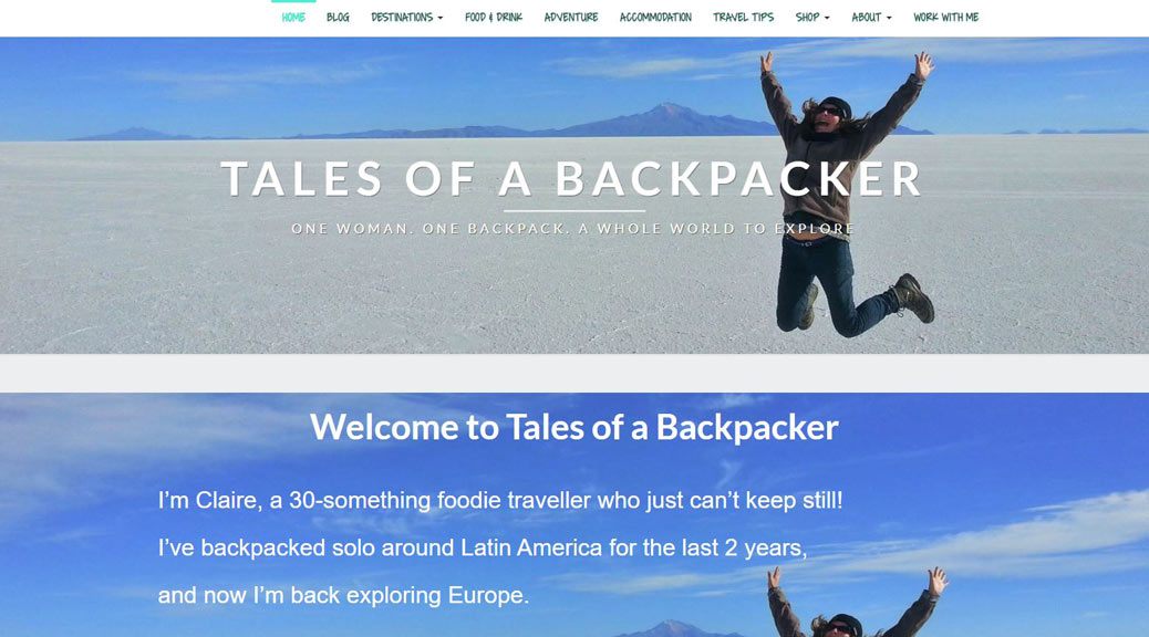 Blog -Tales of a Backpacker