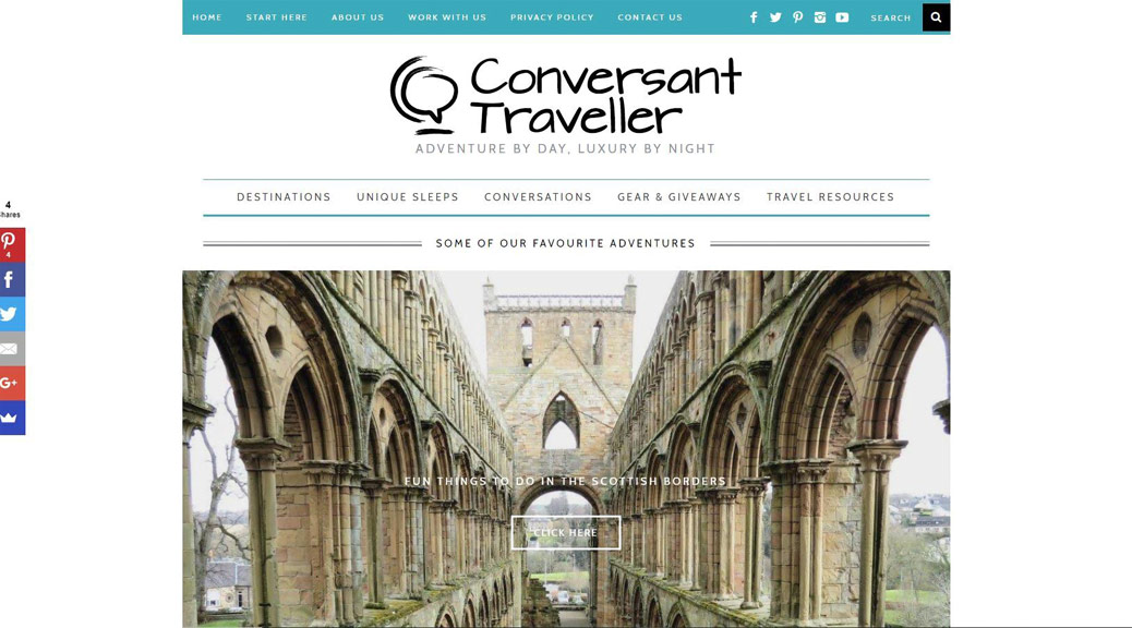 Preview of THE CONVERSANT TRAVELLER Blog