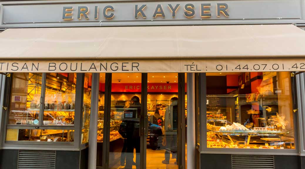 famous french bakery shop eric kayeser in paris