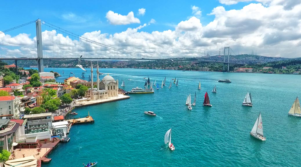 A view of Istanbul city Turkey
