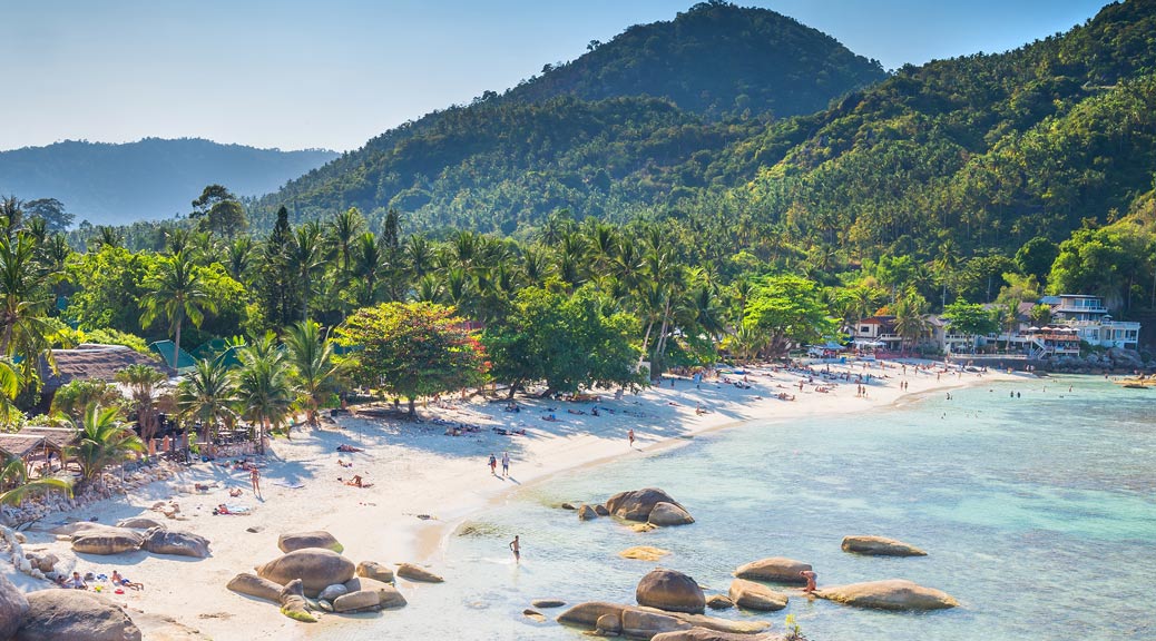 Silver beach at Koh Samui Island, Thailand