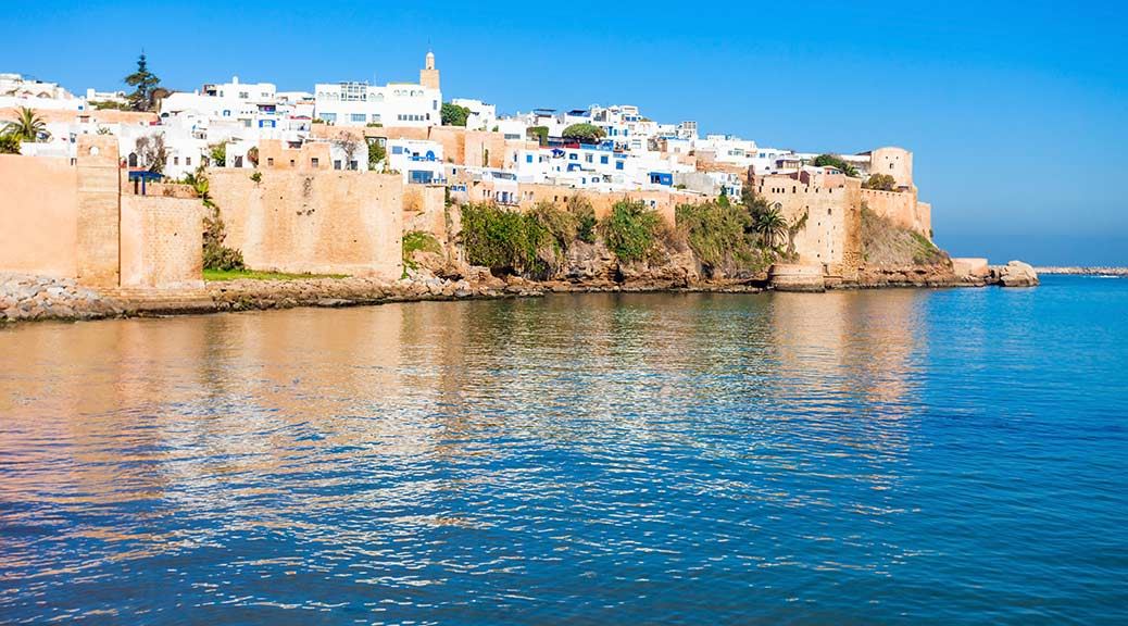 The Kasbah of the Udayas fortress in Rabat in Morocco