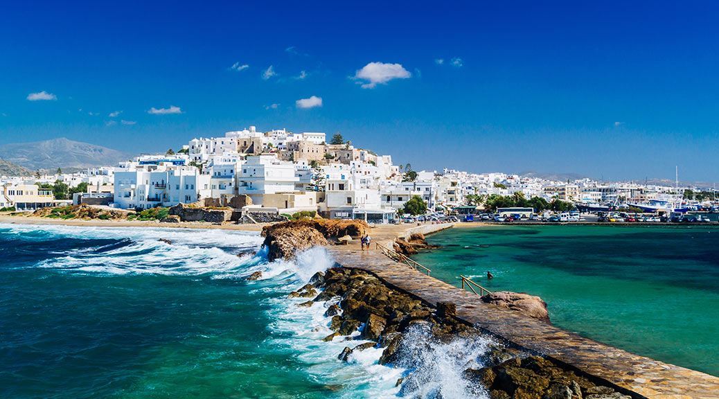 Naxos, Beach, Greece, Sea, Idyllic
