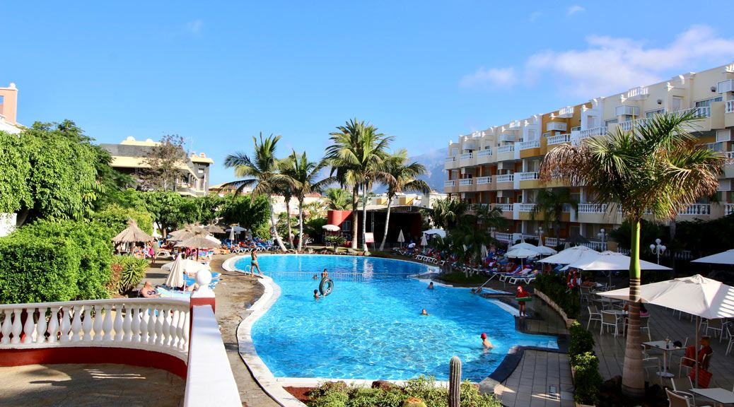 resort with beautiful swimming pool in tenerife
