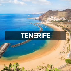 a famous beach near Santa Cruz de Tenerife in the north of Tenerife, Canary Islands, Spain