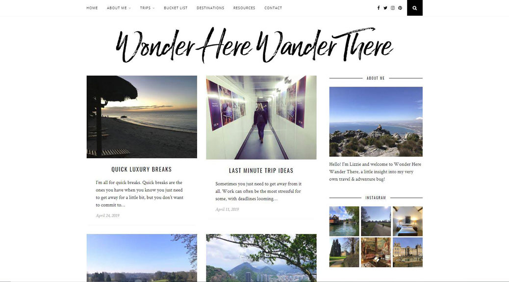 Blog - Wonder Here Wander There