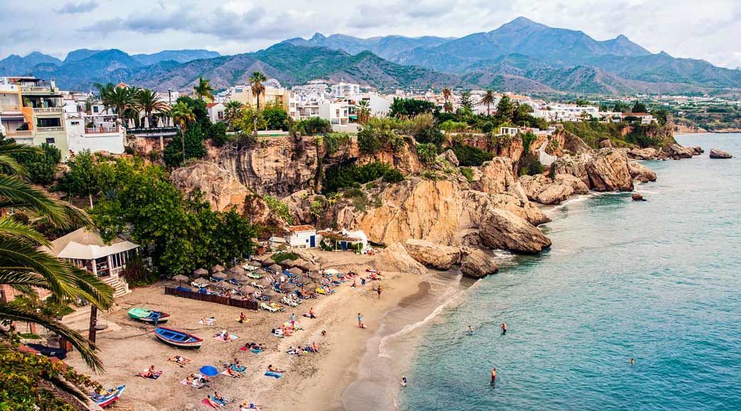 Costa del sol sea beach Spain july holidays