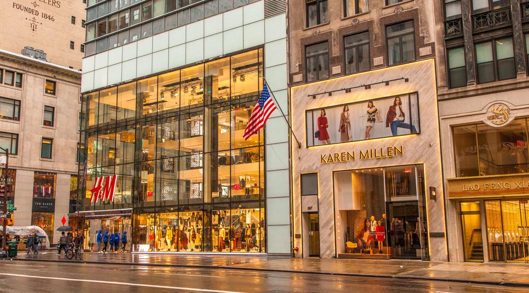 H&M store, 5th Avenue New York city, United States of America.