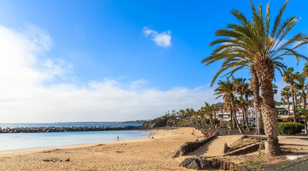 Lanzarote island Spain beach sun holidays