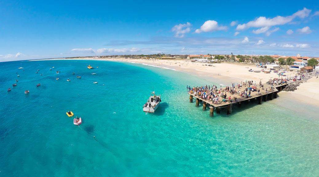 Santa maria beach Cape Verde holidays