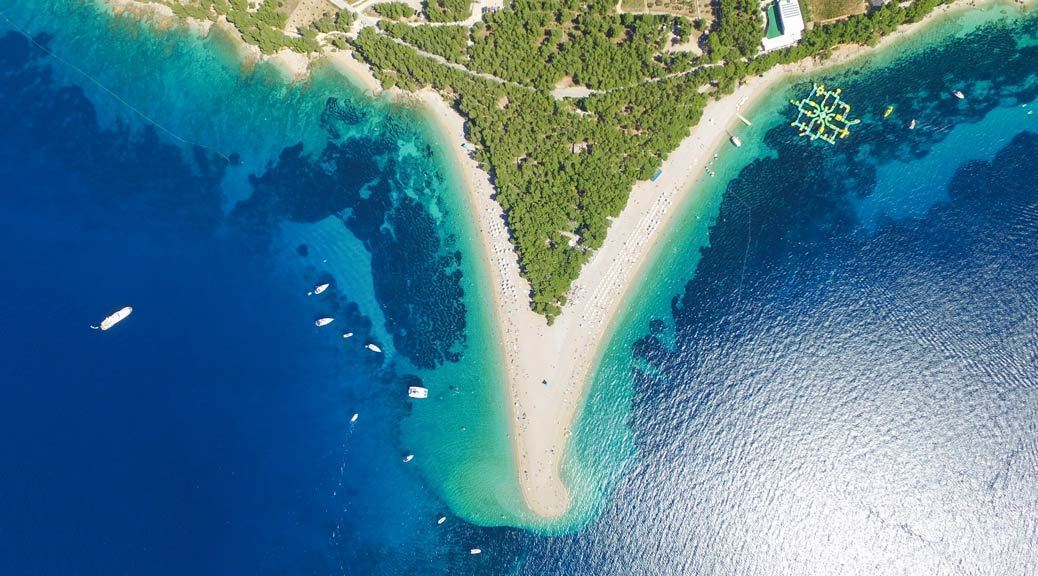 Zlatni Rat beach in Croatia